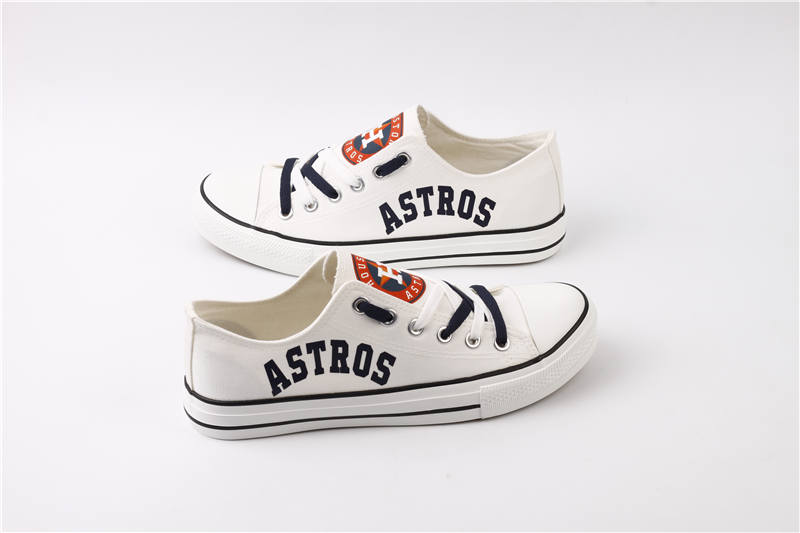 Women's Houston Astros Repeat Print Low Top Sneakers 007